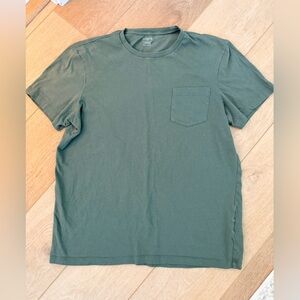 J. Crew Green Short Sleeve Tee
